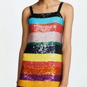 NWT Alice + Olivia Bridget Sequin Dress Sz 8